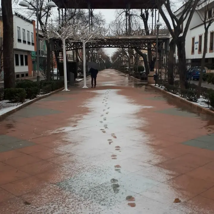 Nieve en Valdepeñas