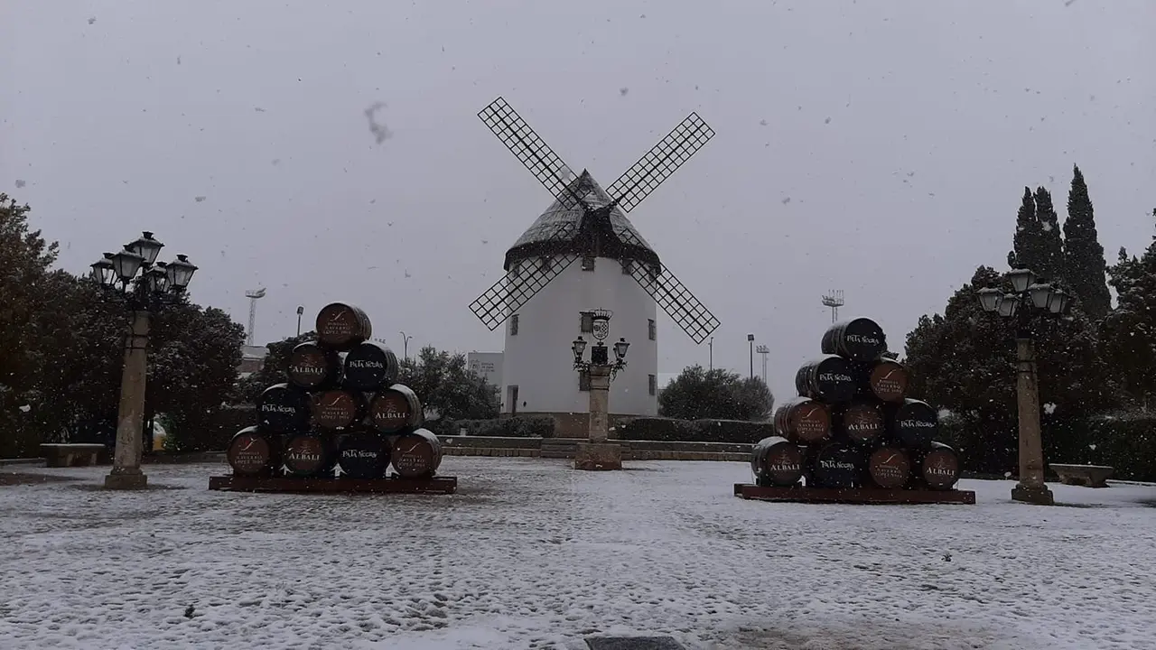 Nieve en Valdepeñas