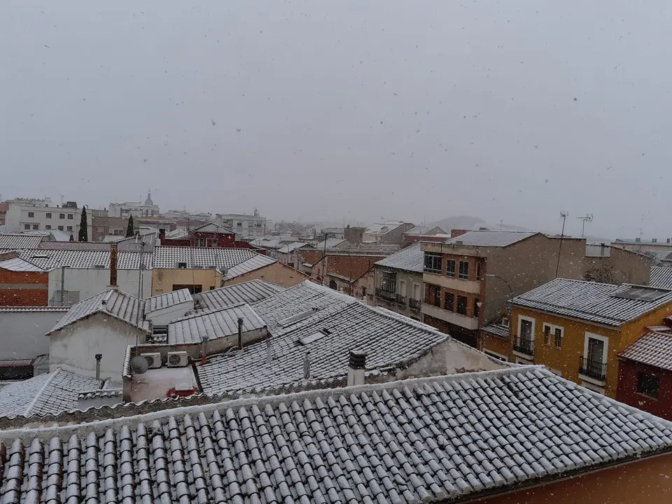 Nieve en Valdepeñas