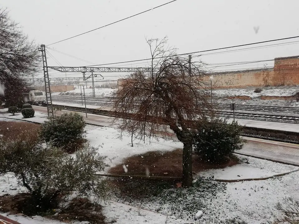Nieve en Valdepeñas
