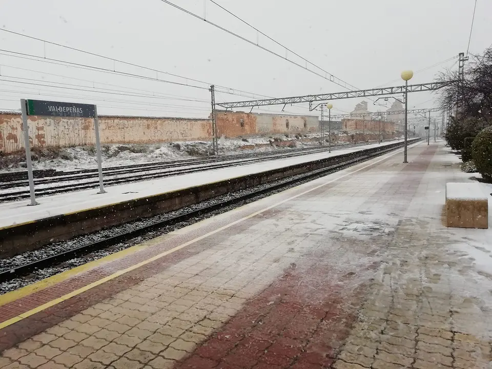 Nieve en Valdepeñas