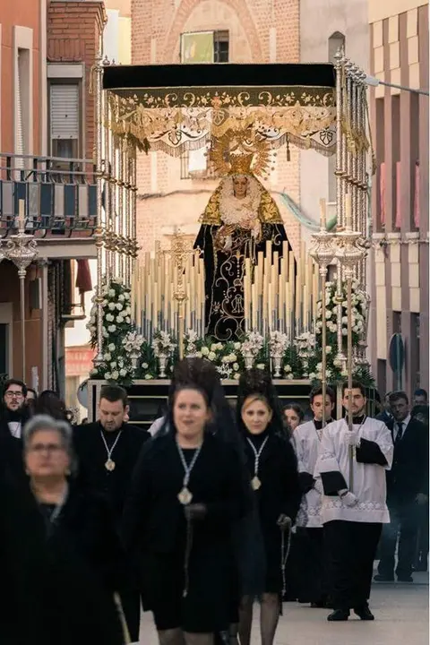 Fotografías de Semana Santa de la Hermandad de la Soledad
