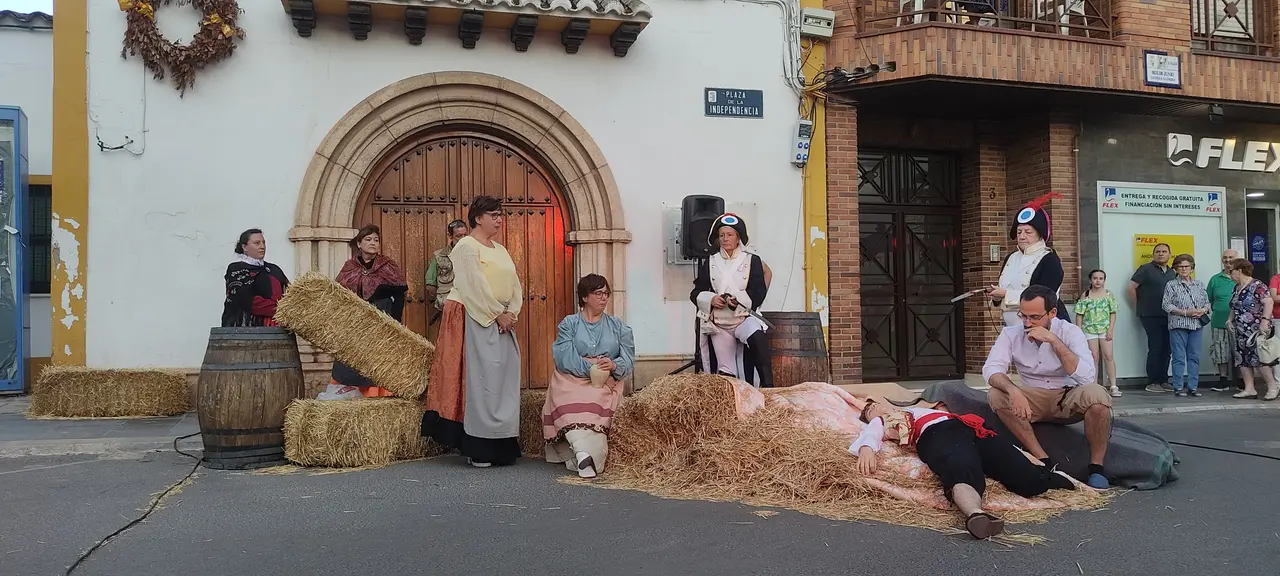 Escena recreación Seis de Junio