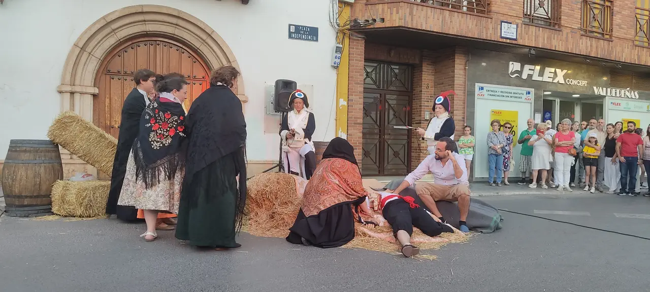 Escena recreación Seis de Junio