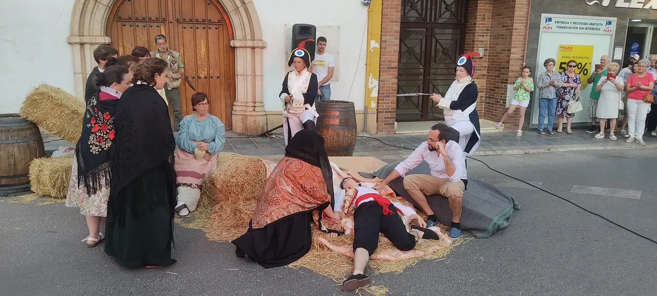 Escena recreación Seis de Junio