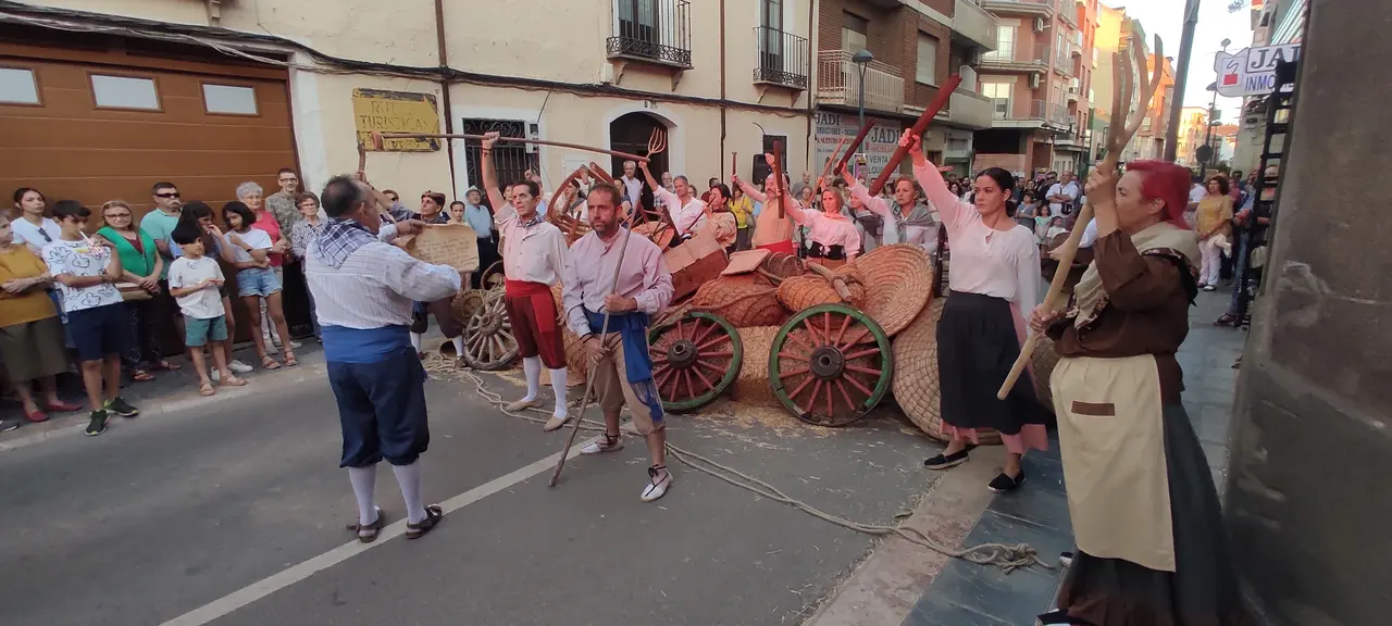 Escena recreación Seis de Junio