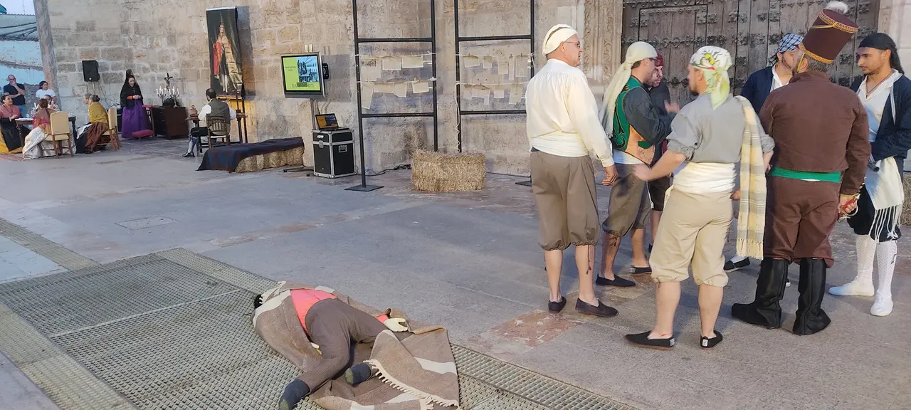 Escena recreación Seis de Junio