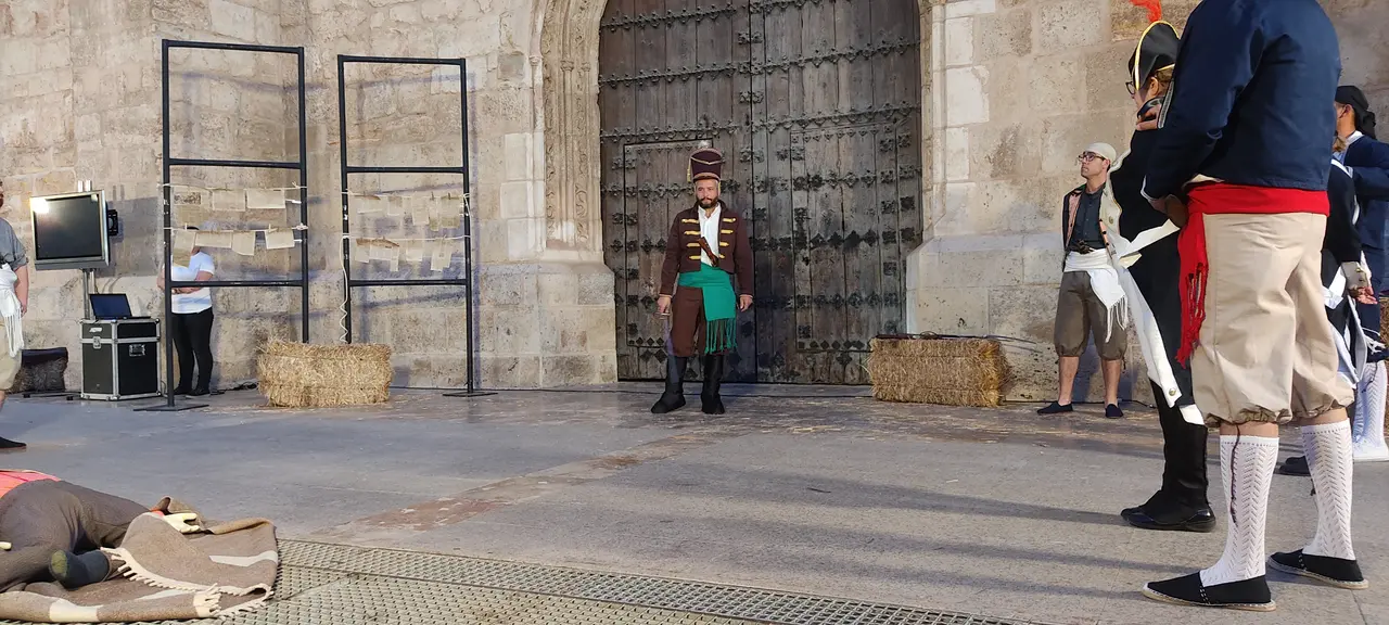 Escena recreación Seis de Junio