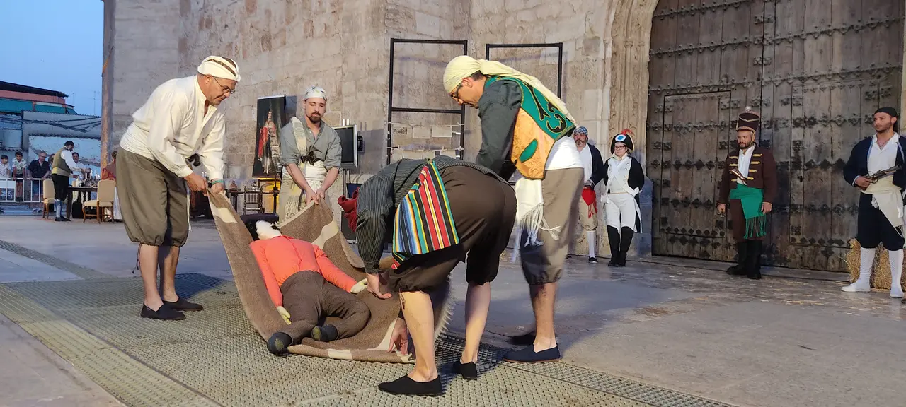 Escena recreación Seis de Junio