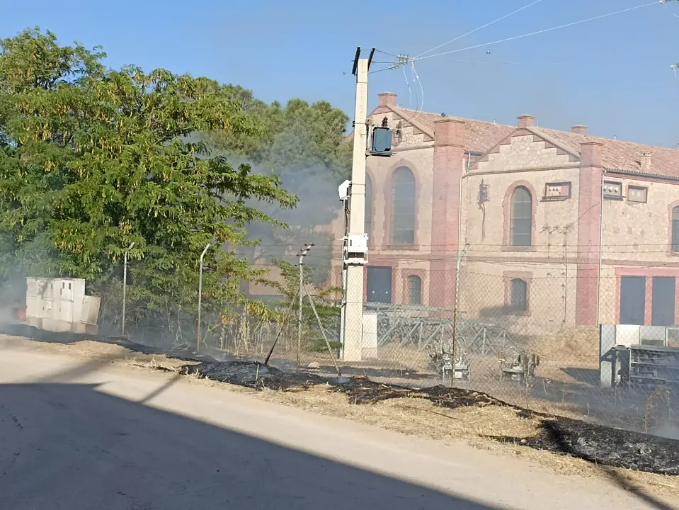 Incendio en la ladera del Mirador de la Venta el Aire