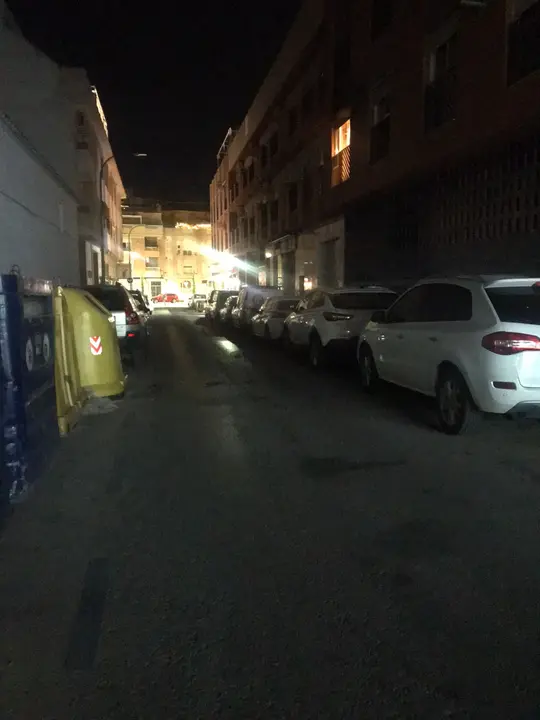 Apagón en calles del barrio del Cristo (1)