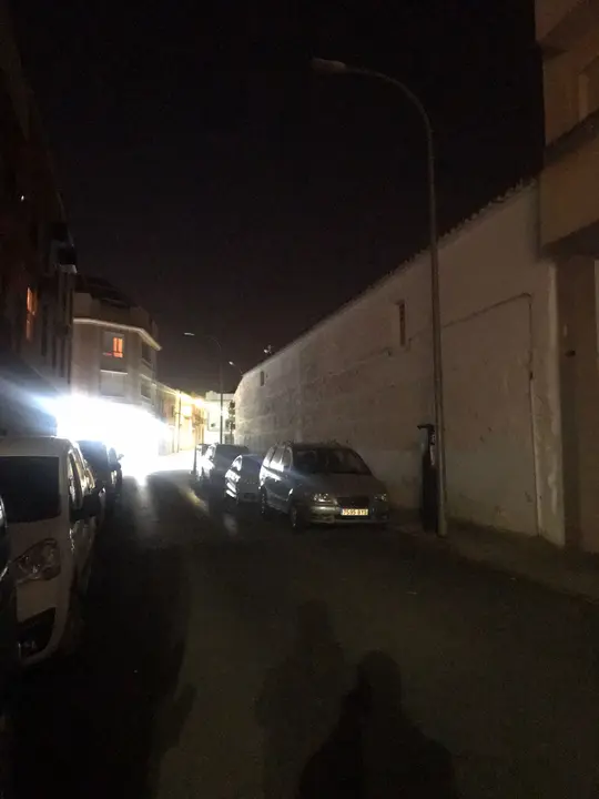 Apagón en calles del barrio del Cristo (2)