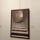 Tras los pasos del blanco. Fotografía sobre lienzo de Nieves López