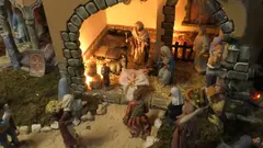 Nacimiento del Bel&eacute;n de la Asociaci&oacute;n de Amas de Casa de Valdepe&ntilde;as