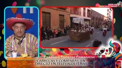 Carrozas y comparsas, en directo hoy