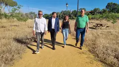 Visita de las autoridades a El Peral