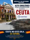 CONVOCATORIA CONCENTRACI&Oacute;N APOYO A CEUTA