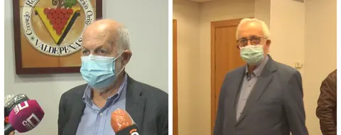 García Carrión y Félix Solís en la DO Valdepeñas (noviembre de 2020)