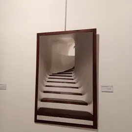 Tras los pasos del blanco. Fotograf&iacute;a sobre lienzo de Nieves L&oacute;pez