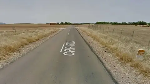Carretera CR-6032 en Membrilla
