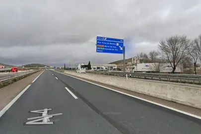 Autov&iacute;a A4 a su paso por Santa Cruz de Mudela