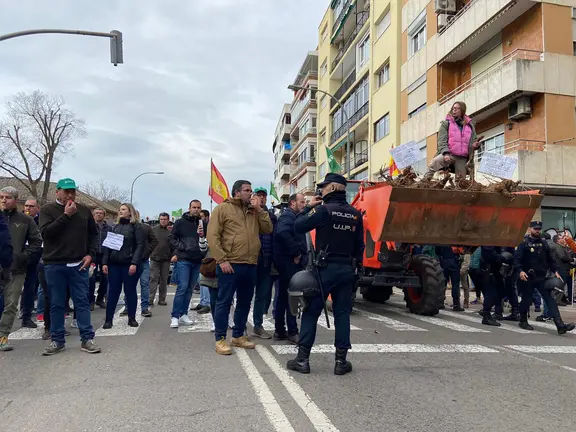 Manifestaci&oacute;n de agricultores en Ciudad Real (5)