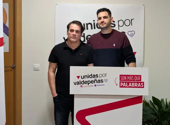 David Casado y Alberto Parrilla concejales de Unidas por Valdepeñas