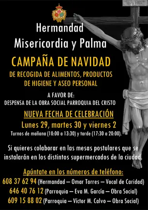 Cartel Aplazamiento Campa&ntilde;a Navidad 2025