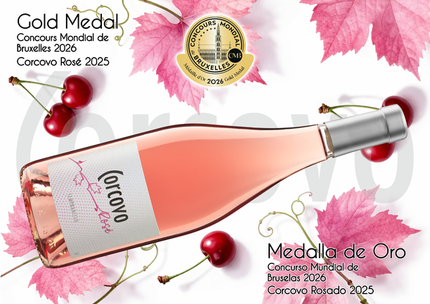 33- CORCOVO ROSADO - MEDALLA DE ORO - CONCURSO MUNDIAL DE BRUSELAS 2026