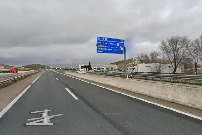Autov&iacute;a A4 a su paso por Santa Cruz de Mudela
