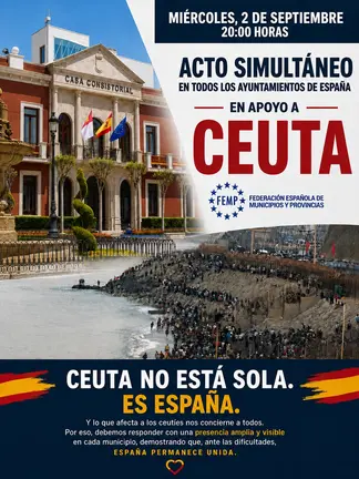 CONVOCATORIA CONCENTRACI&Oacute;N APOYO A CEUTA