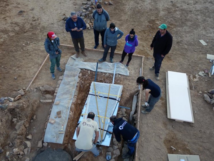 Trabajos de arqueología en el yacimiento de Oreto de Granátula de Calatrava