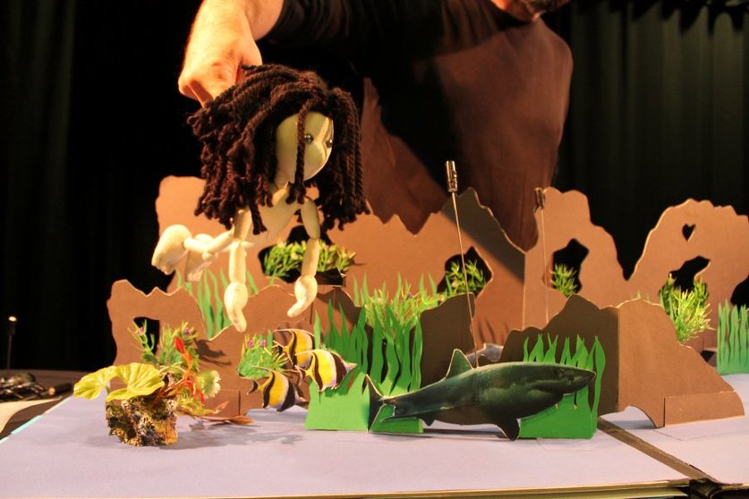 Obra de teatro infantil de títeres ‘Libro de aventuras (vencer al monstruo)’
