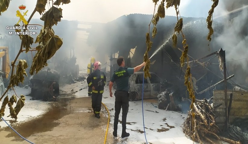 Incendio en la vivienda de la calle Toledo de Villarrubia de los Ojos