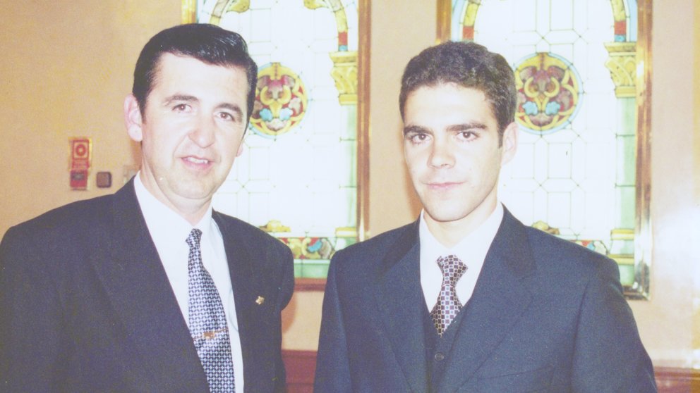 Ángel López con José Tomás