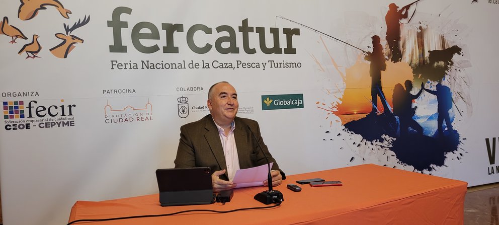Carlos Marín en la presentación de FERCATUR 2022