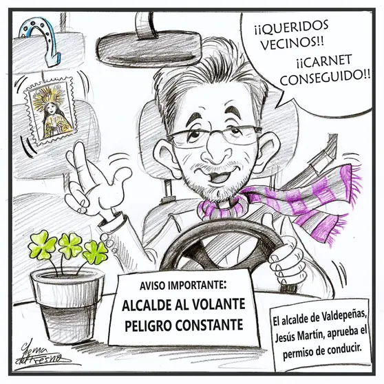 Caricatura hecha por nuestro colaborador Chema del Fresno