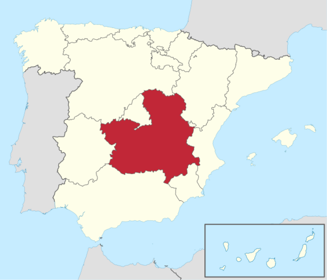 Mapa de Castilla-La Mancha
Foto: TUBS