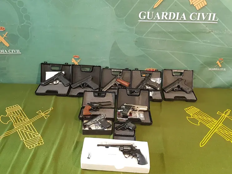 Armas requisadas - Guardia Civil