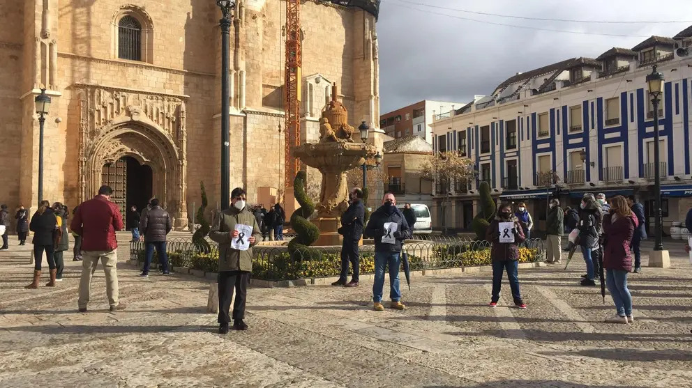 Manifestación hostelería Valdepeñas