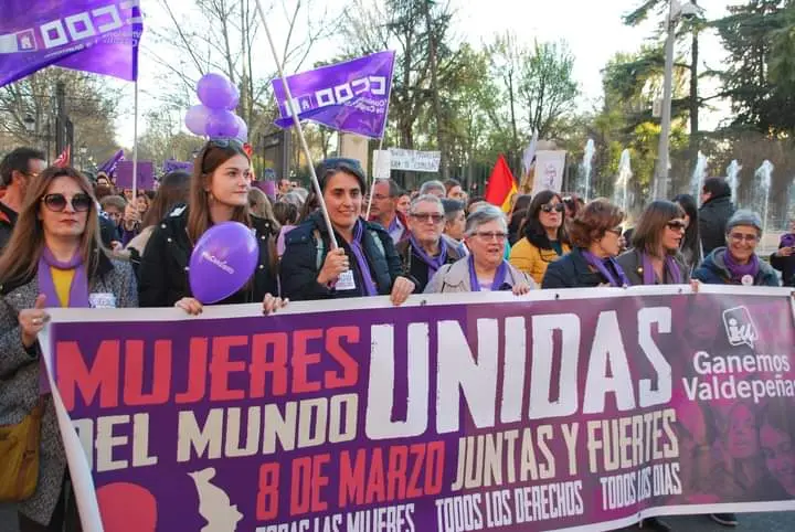 Manifestación en el Día de la Mujer