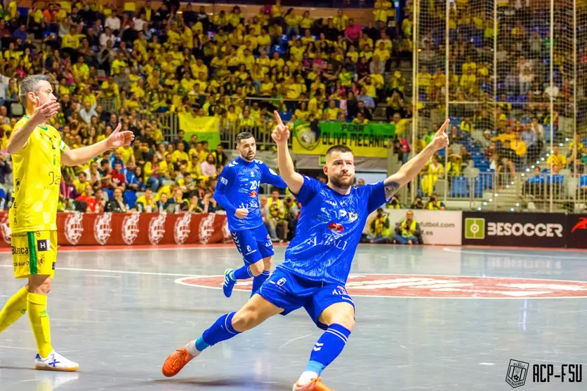 Gol de Catela contra el Jaén en los cuartos de final de la Copa de España 2020
Foto: ACP-FSV