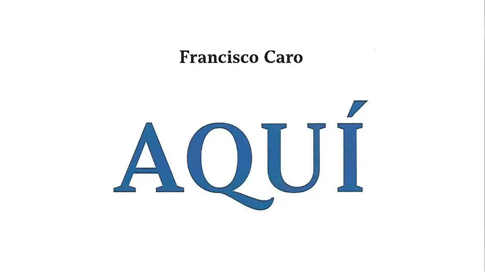 'Aquí', portada de Paco Caro