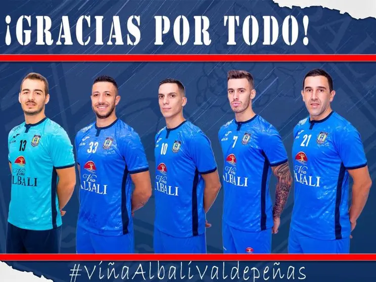 despedida 5jugadores viña albali