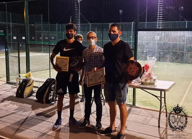 Pareja del I Torneo de Pádel Valdepeñas Cofrade