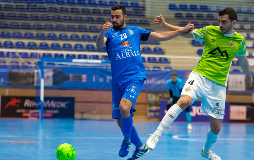 Chino y Lolo en el Viña Albali Valdepeñas 0-0 Palma Futsal de la temporada 2020-21
Foto: ACP-FSV