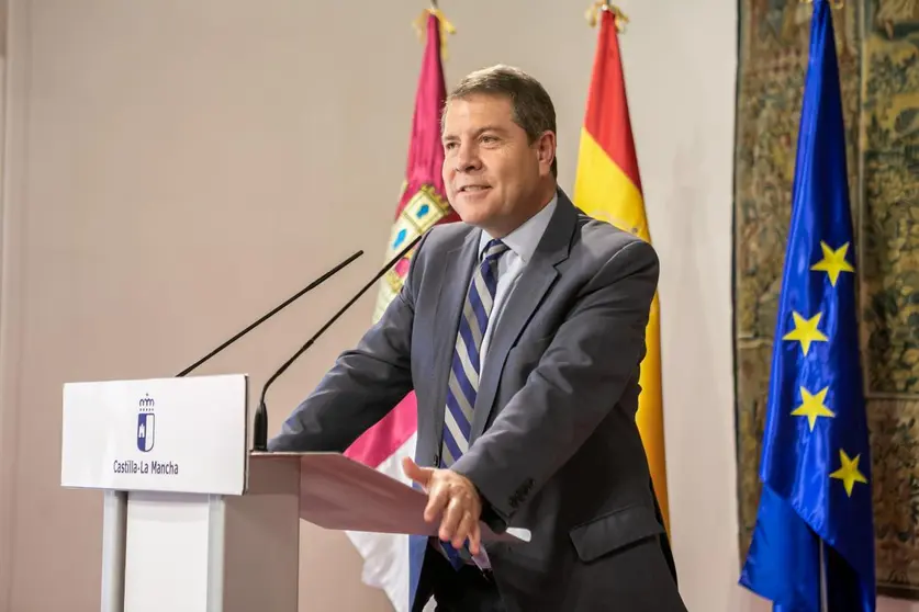 Emiliano García-Page en la recepción del alcalde de Puertollano II