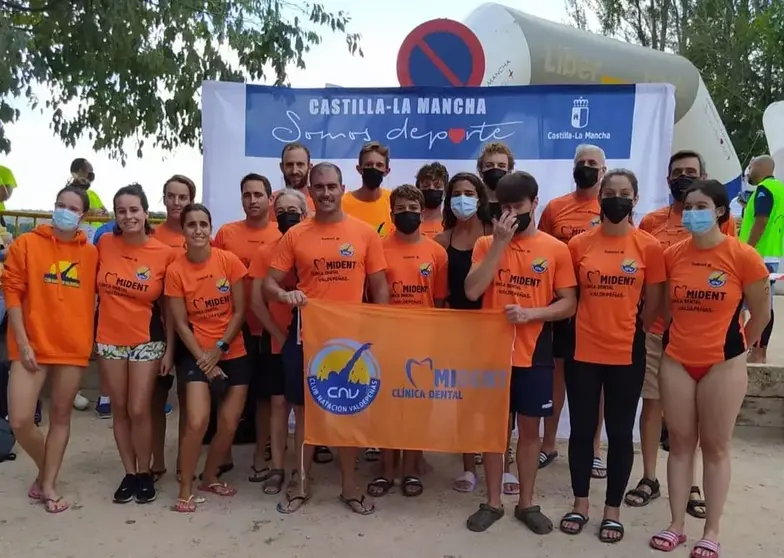 Club de Natación Valdepeñas en el Campeonato de Aguas Abiertas de Ruidera