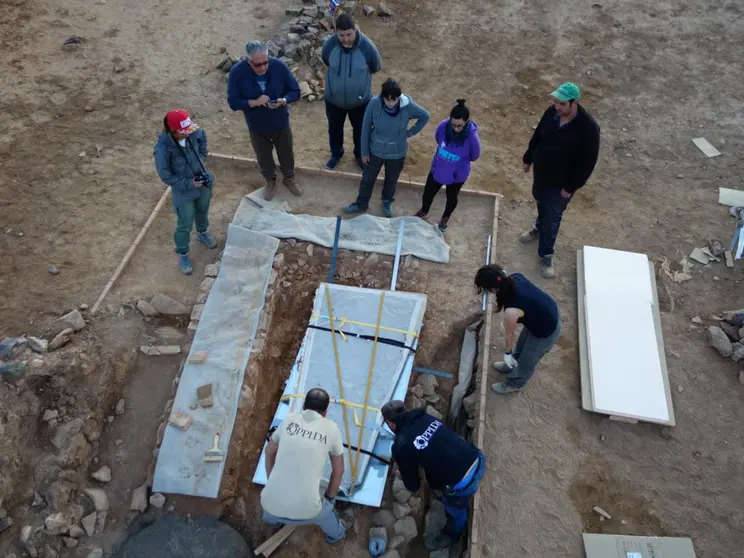 Trabajos de arqueología en el yacimiento de Oreto de Granátula de Calatrava