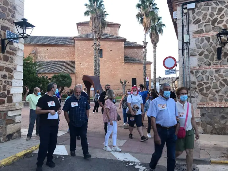 Marcha solidaria en Granátula de Calatrava por las erupciones de La Palma